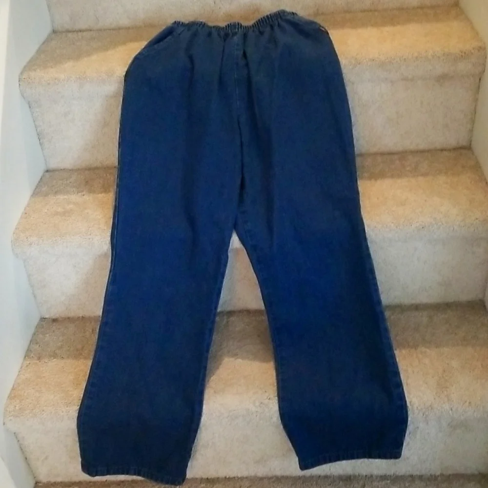 Chic Elastic Waist Jeans 8